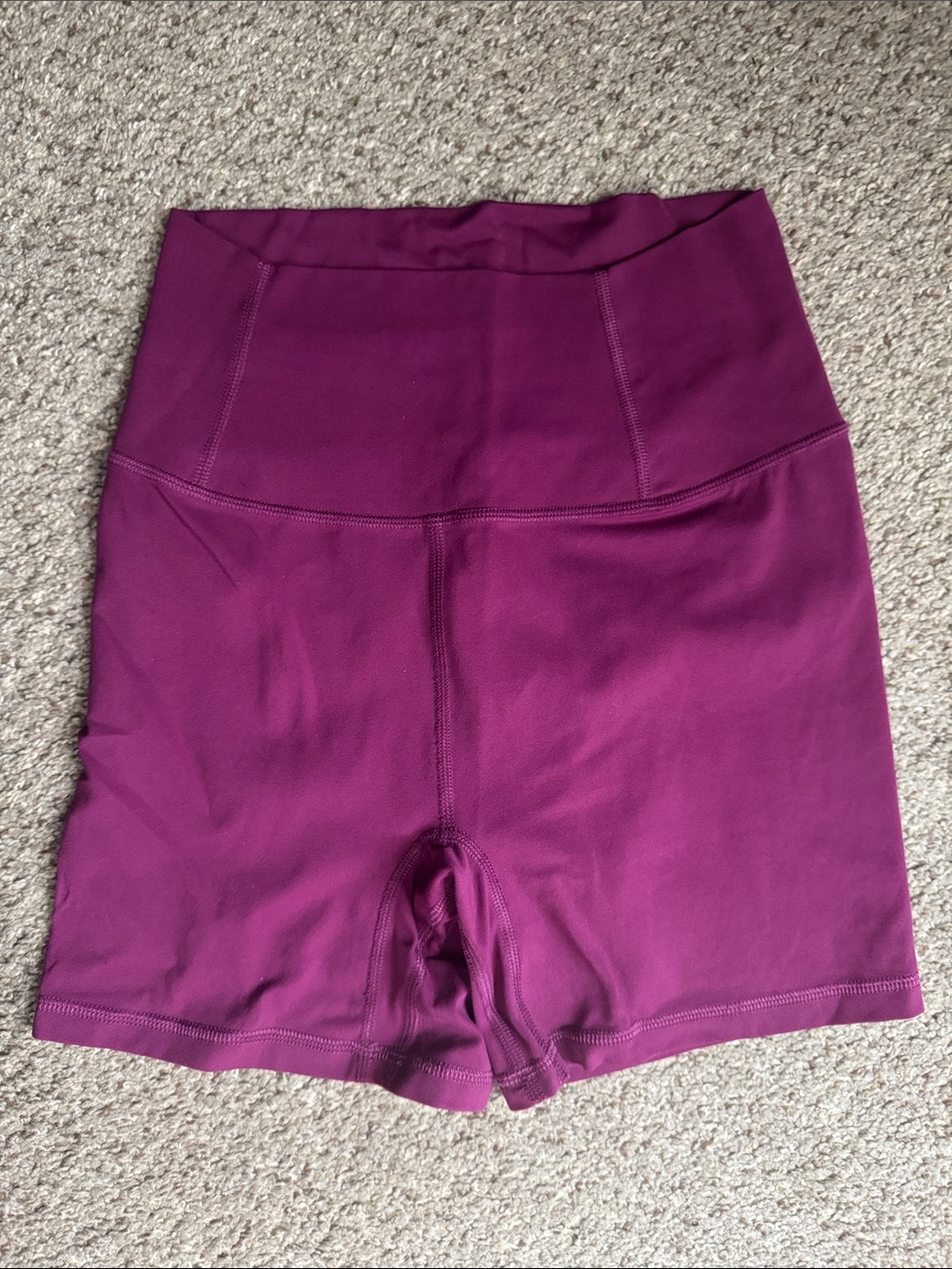 Free people 5” never better purple small High-Waist Women's Athletic Shorts